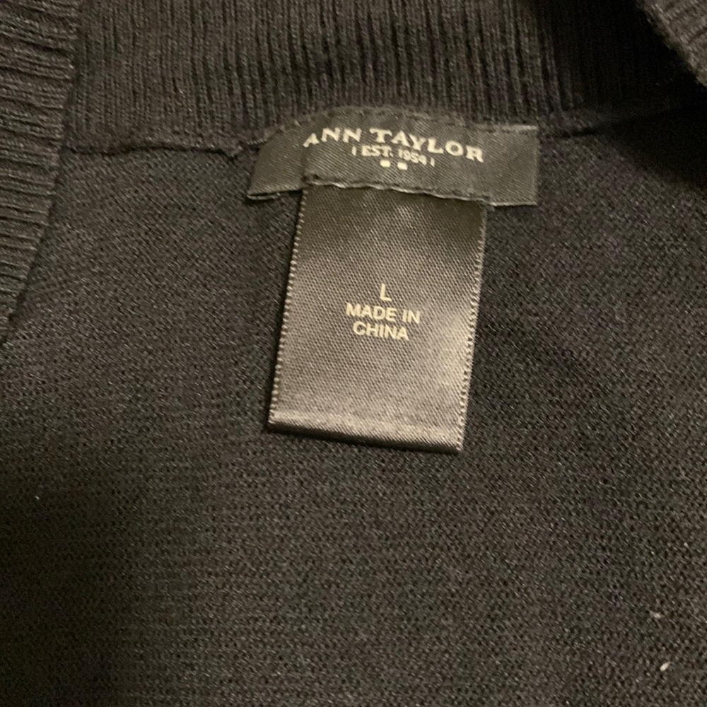 Ann Taylor bolero with glittery tank top